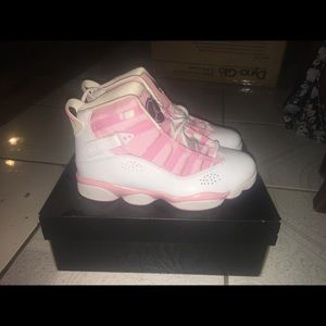 Jordan rings white and pink